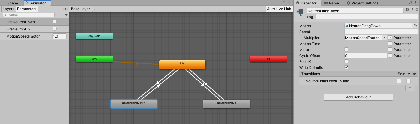 Neuron animator